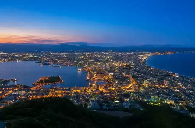 Desde el monte Hakodate