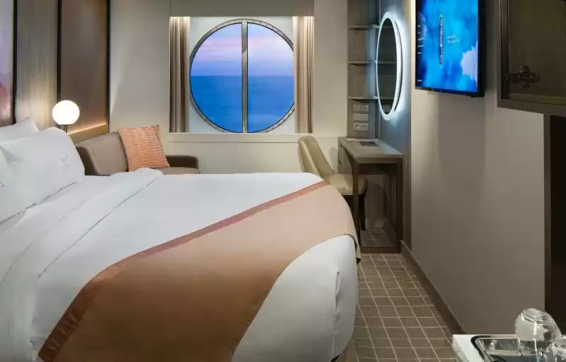 Cabina Deluxe con vista al mar  
