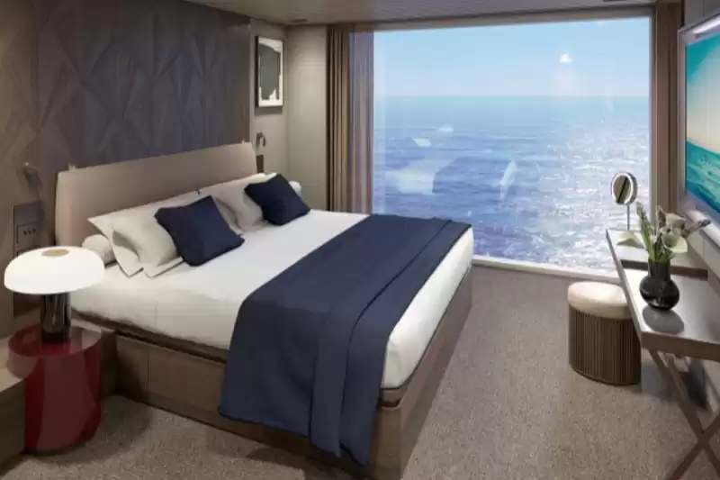 Penthouse orientado a popa con balcón grande